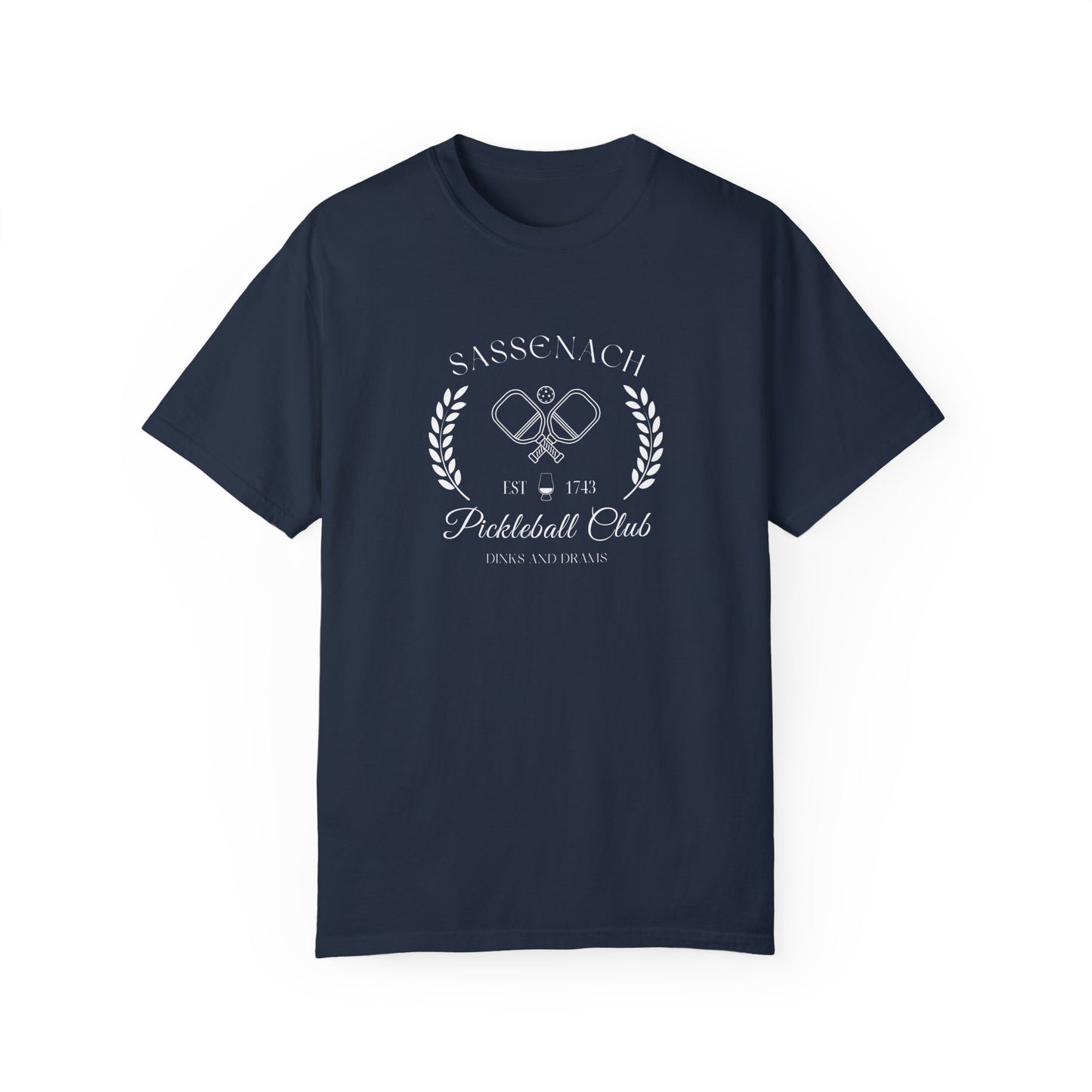 Sassenach Pickleball Club Unisex Garment-Dyed T-shirt