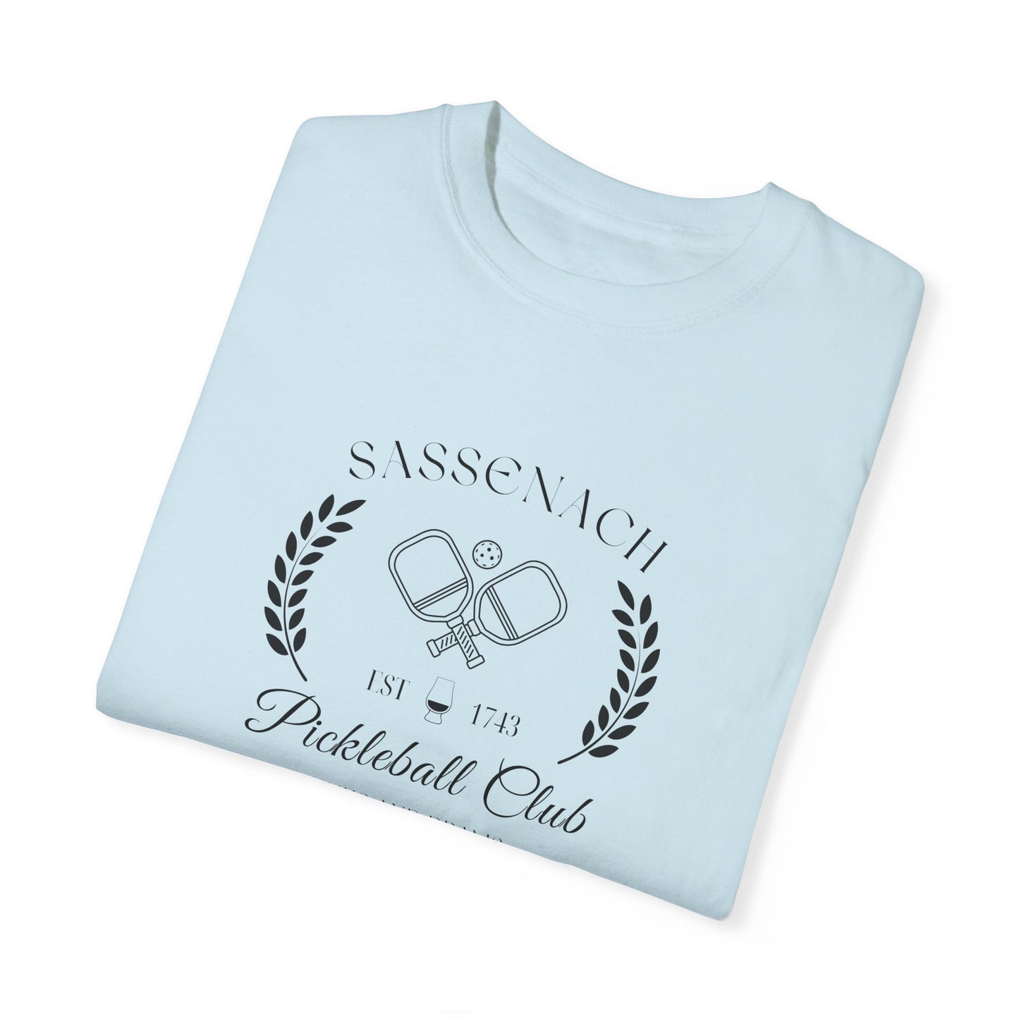 Sassenach Pickleball Club Unisex Garment-Dyed T-shirt