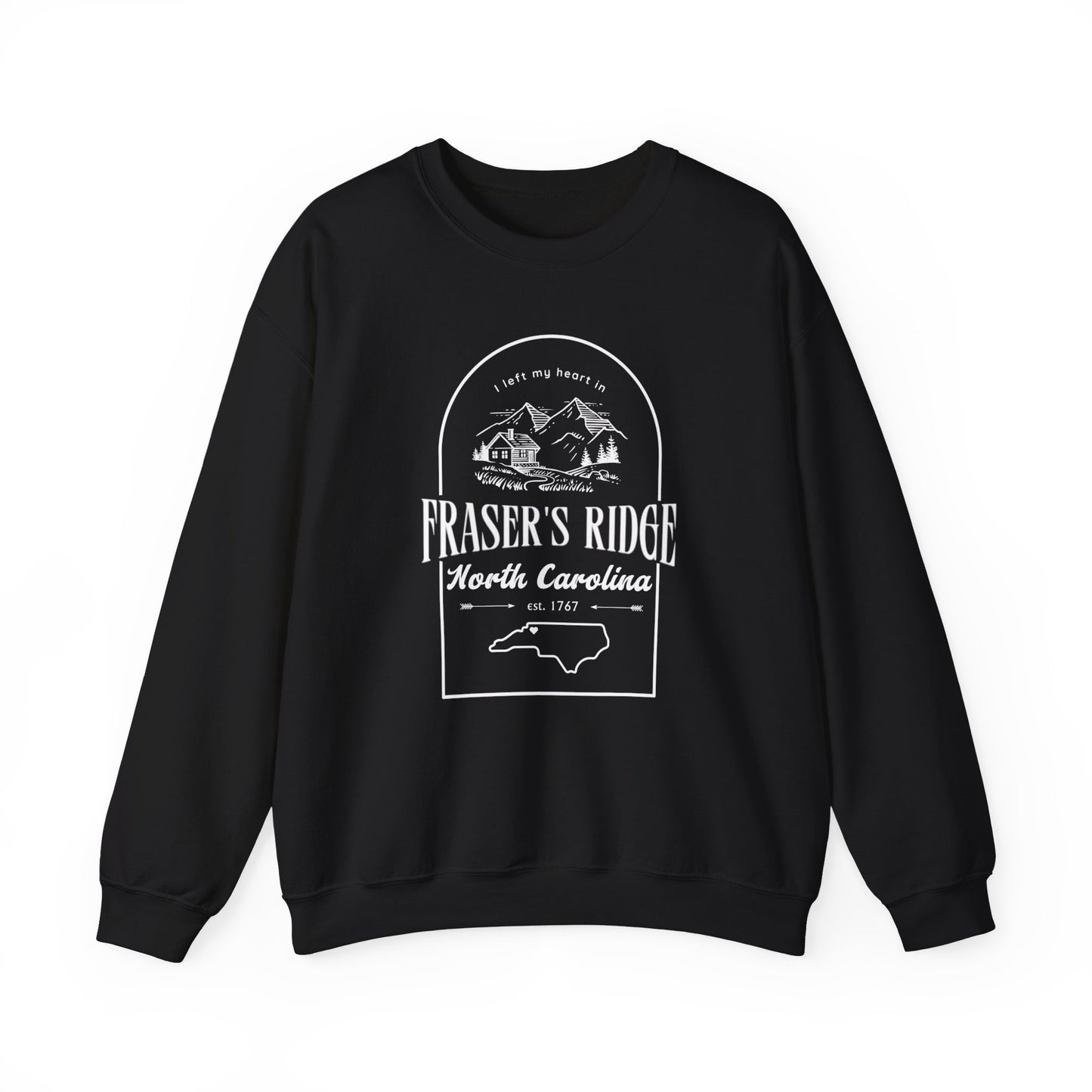 I left my heart in FRASER'S RIDGE -- Unisex Heavy Blend™ Crewneck Sweatshirt