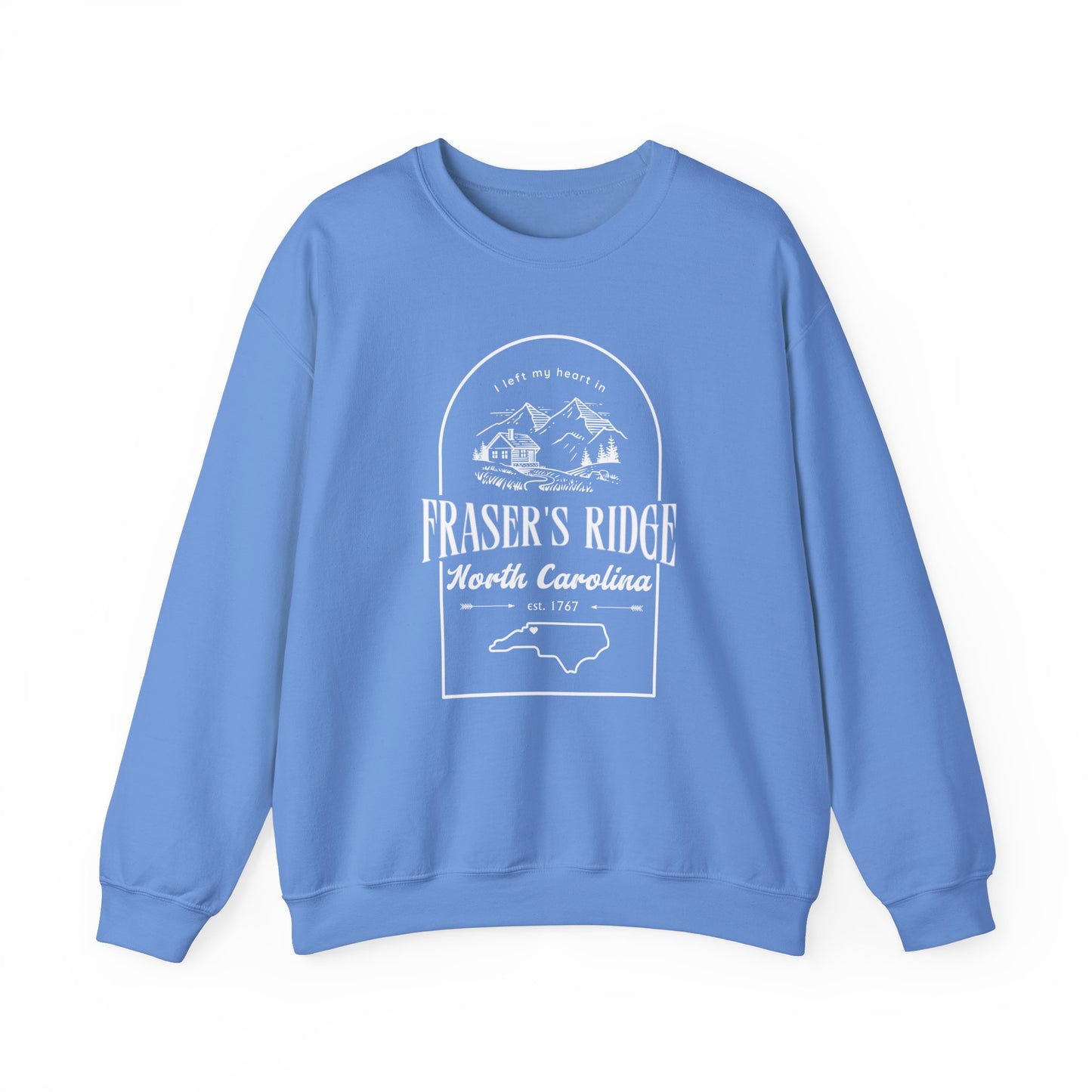 I left my heart in FRASER'S RIDGE -- Unisex Heavy Blend™ Crewneck Sweatshirt