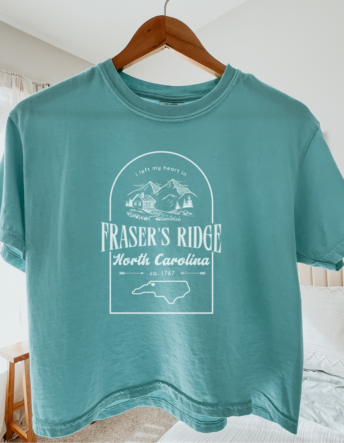 I left my heart in FRASER'S RIDGE -- Unisex Garment-Dyed T-shirt