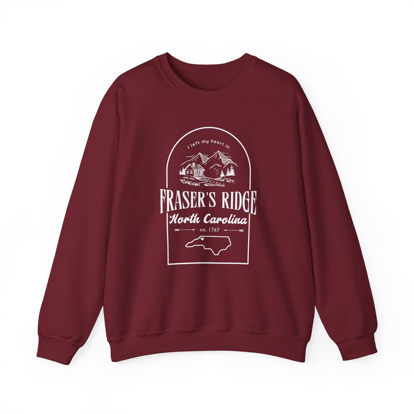 I left my heart in FRASER'S RIDGE -- Unisex Heavy Blend™ Crewneck Sweatshirt