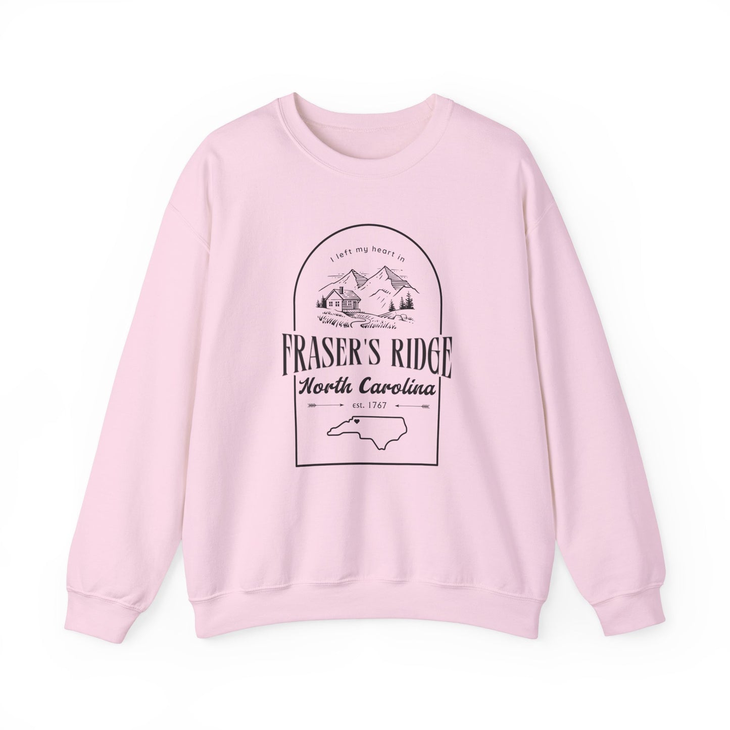 I left my heart in FRASER'S RIDGE -- Unisex Heavy Blend™ Crewneck Sweatshirt