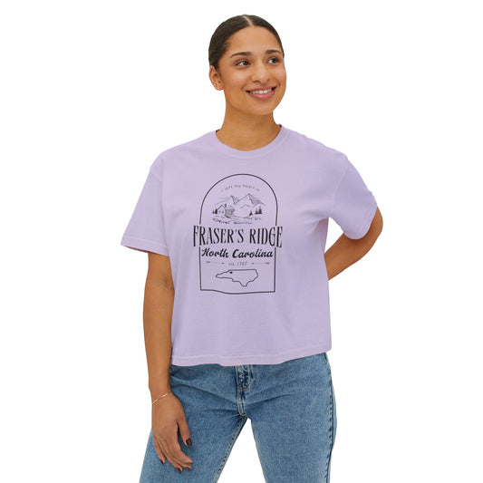 I left my heart in FRASER'S RIDGE <3 -- Cropped Boxy Tee