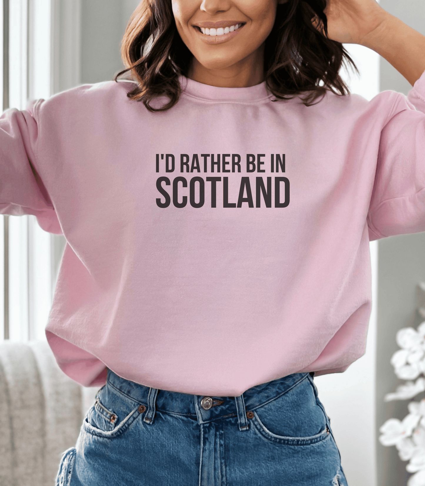 I'd Rather Be in Scotland Crewneck  -- Unisex Heavy Blend™ Crewneck Sweatshirt