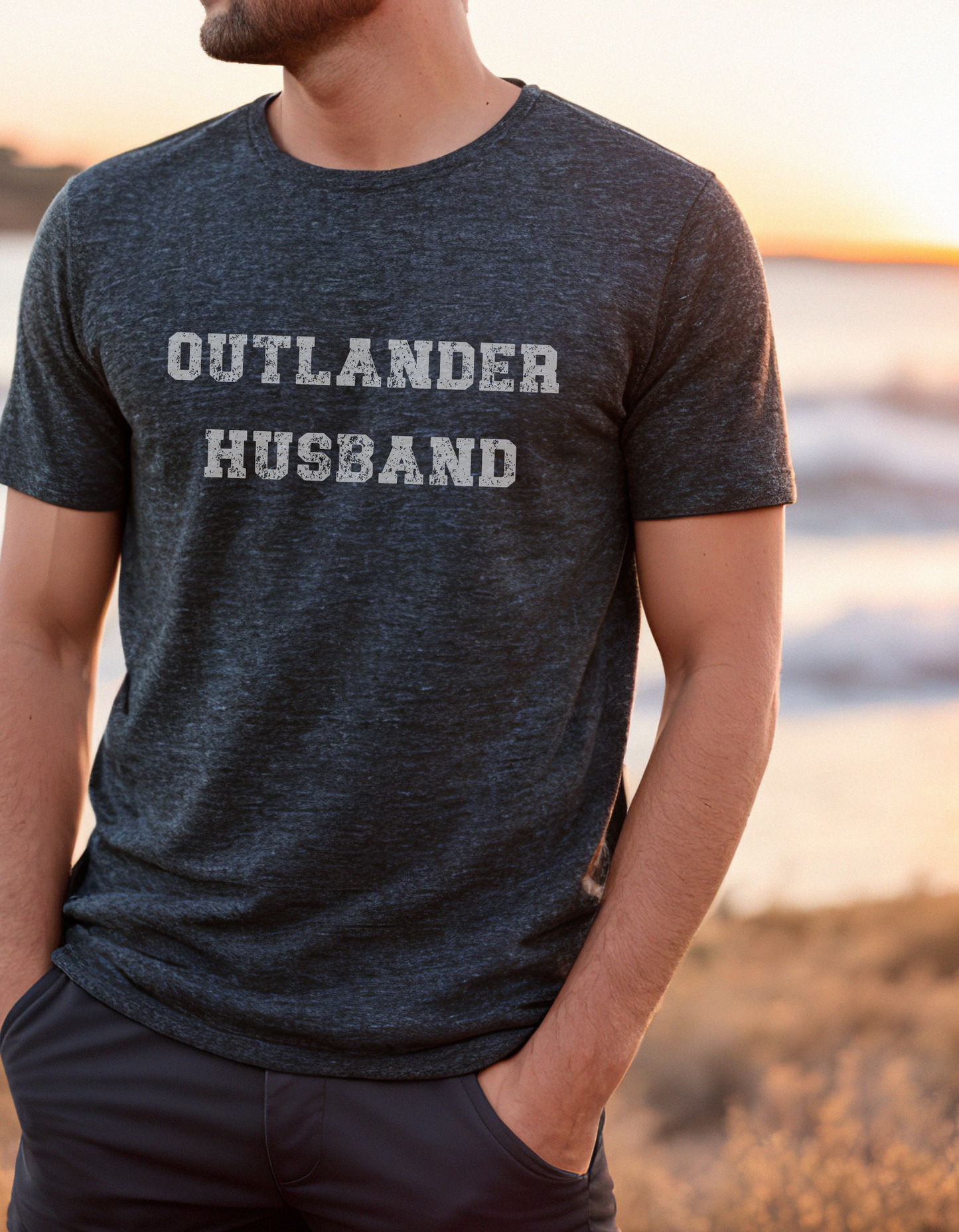 OUTLANDER HUSBAND -- Jersey Short Sleeve Tee